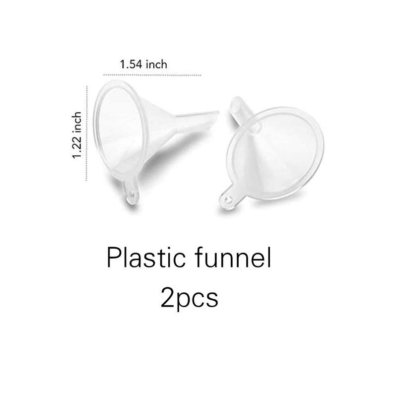 Enslz 50ml Refillable Clear Glass Luxury Spray Perfume Bottle Empty Atomizer Bottle Makeup Tool 2pcs free Funnel Filler - Image 3